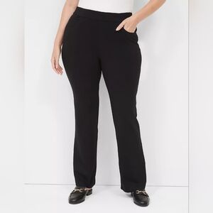 Lane Bryant Ponte Pull-on Bootcut Pants